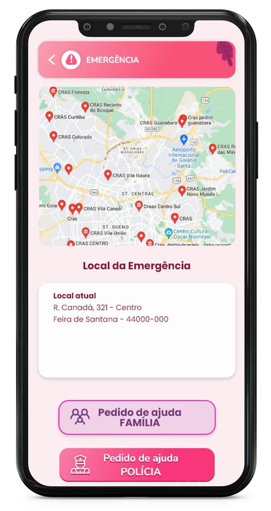 Tela de emergência